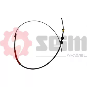 Tirette à câble, frein de stationnement arrière gauche SEIM [556517]