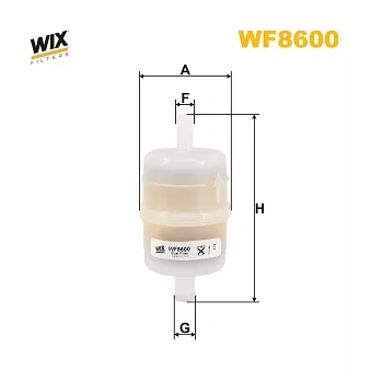 WIX FILTERS WF8600 - Filtre à carburant