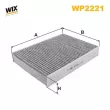 Filtre, air de l'habitacle WIX FILTERS [WP2221]