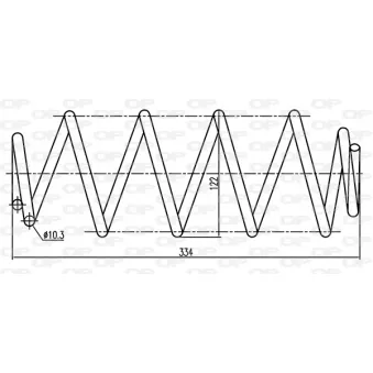 Ressort de suspension OPEN PARTS OEM 5102J7