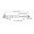 Vérin, capot-moteur OPEN PARTS [GSR6562.00]