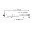 OPEN PARTS GSR6575.00 - Vérin de hayon, de coffre