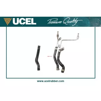 UCEL 16204 - Tuyau flexible,régénération du filtre à particules/à suie
