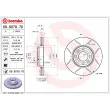 BREMBO 09.9078.76 - Jeu de 2 disques de frein avant