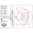 Jeu de 2 disques de frein avant BREMBO [09.E949.11]