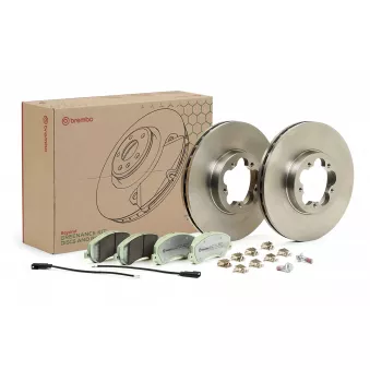 Kit de disques et plaquettes avant BREMBO [KT 10 015]