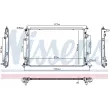 NISSENS 607104 - Radiateur, refroidissement du moteur