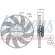 NISSENS 85727 - Ventilateur, refroidissement du moteur