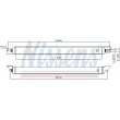 NISSENS 91485 - Radiateur d'huile