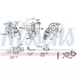 Turbocompresseur, suralimentation NISSENS [93629]
