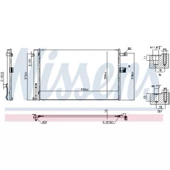 Condenseur, climatisation NISSENS 941356