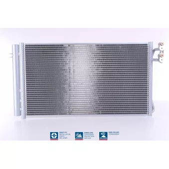 Condenseur, climatisation NISSENS 94873 pour BMW Série 3 320 d - 184cv