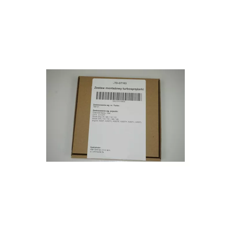 Kit de montage, turbo LTD LTD-GT163 - Visuel 2