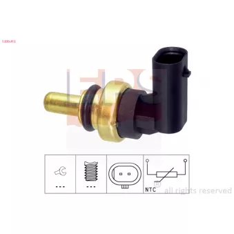Sonde, température du liquide de refroidissement EPS 1.830.412 pour JAGUAR XF 2.0 D AWD - 241cv