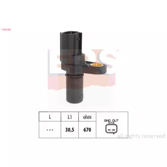 Capteur, régime EPS 1.953.635 pour TOYOTA AURIS 1.6 - 132cv