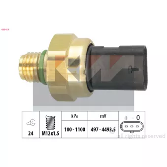 KW 480 014 - Capteur, pression d'huile