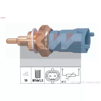 KW 530 411 - Sonde, température du liquide de refroidissement