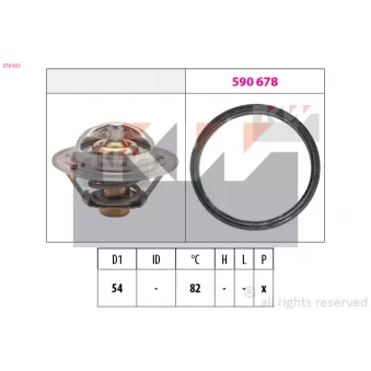 KW 579 923 - Thermostat, liquide de refroidissement