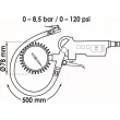 VIGOR V6905 - Pistolet de gonflage des pneus (controle et gonflage)
