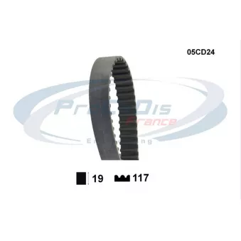 PROCODIS FRANCE 05CD24 - Courroie de distribution