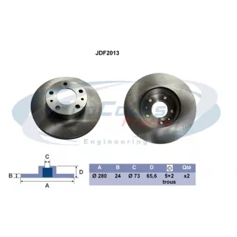 PROCODIS FRANCE JDF2013 - Disque de frein arrière