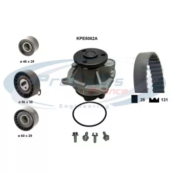 Pompe à eau + kit de courroie crantée PROCODIS FRANCE [KPE5062A]