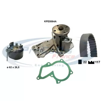 Pompe à eau + kit de courroie crantée PROCODIS FRANCE [KPE5064A]