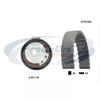 PROCODIS FRANCE KTD7209 - Kit de distribution