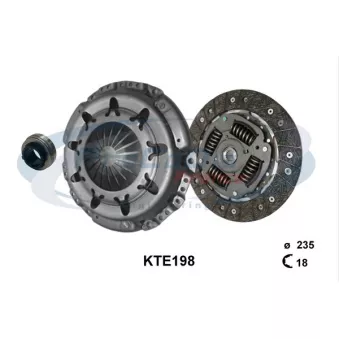 Kit d'embrayage PROCODIS FRANCE [KTE198]