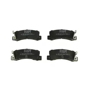 HART 217 626 - Jeu de 4 plaquettes de frein avant