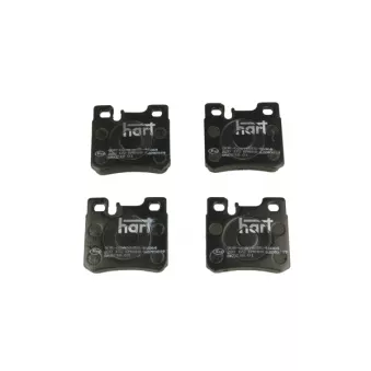 HART 220 172 - Jeu de 4 plaquettes de frein avant