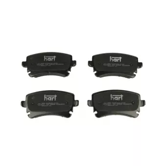 HART 221 102 - Jeu de 4 plaquettes de frein avant