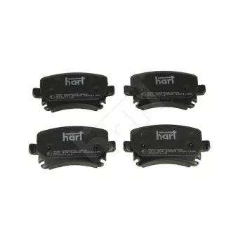 HART 221 404 - Jeu de 4 plaquettes de frein avant