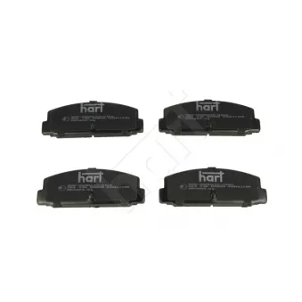 HART 224 136 - Jeu de 4 plaquettes de frein avant