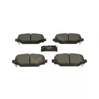 HART 256 532 - Jeu de 4 plaquettes de frein avant