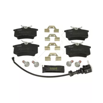 HART 260 559 - Jeu de 4 plaquettes de frein avant