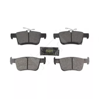 HART 261 737 - Jeu de 4 plaquettes de frein avant