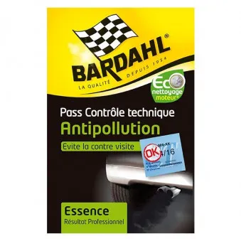 Pass'controle technique anti pollution essence BARDAHL 9044