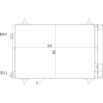 HART 621 623 - Condenseur, climatisation