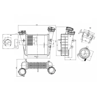 Intercooler, échangeur HART [637 067]