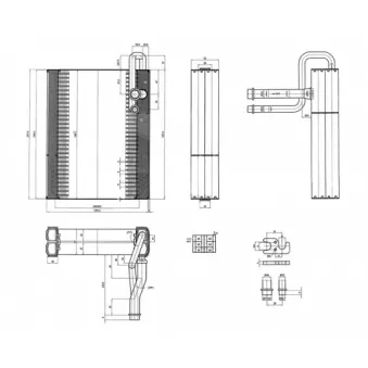 HART 642 494 - Évaporateur climatisation
