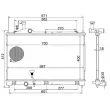 Radiateur, refroidissement du moteur HART [644 081]