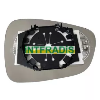 Verre de rétroviseur, rétroviseur extérieur INTFRADIS [12134]