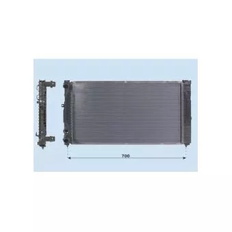 Radiateur, refroidissement du moteur BÖLK [BOL-C011739]