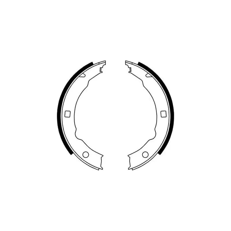 Jeu de mâchoires de frein BÖLK BOL-E111448 - Visuel 1