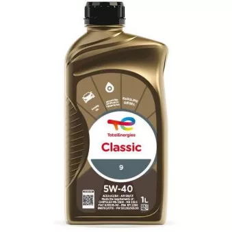 Huile moteur 5W-40 Classic 9 - 1L TotalEnergies [213730]