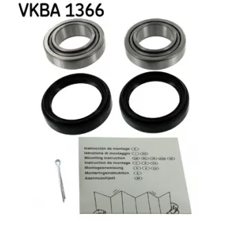 Roulement de roue avant SKF VKBA 1366