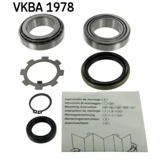 SKF VKBA 1978 - Roulement de roue avant