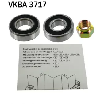 Roulement de roue arrière SKF VKBA 3717
