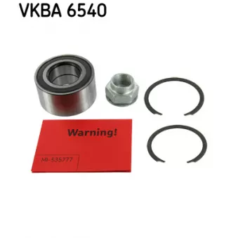 Roulement de roue avant SKF VKBA 6540